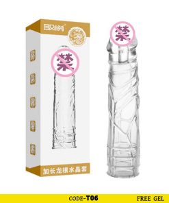Funda Tropical Crystal Sleeve Condom 6 inch