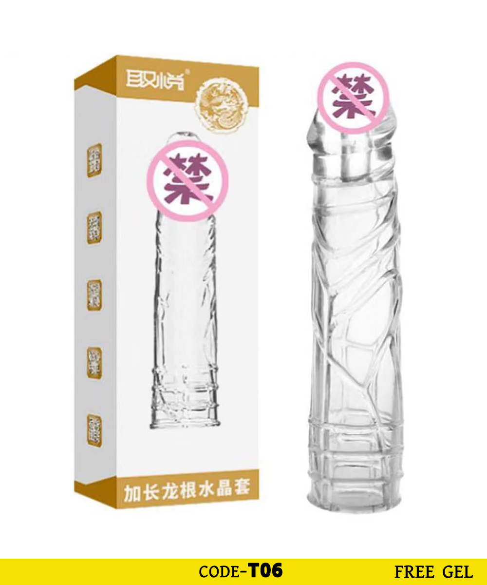 Funda Tropical Crystal Sleeve Condom 6 inch
