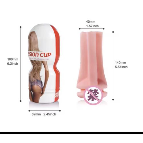 ₀̷₁̷ Passion Vagina Model Male Masturbator Cup For Men - Image 4