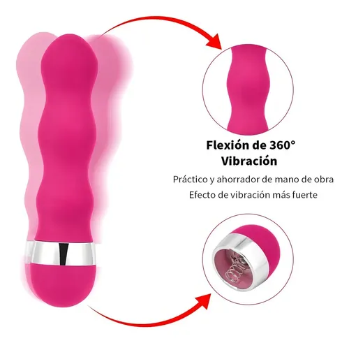 AV® Multi-speed Vibrator Anal Plug 4.5 inch (m01) - Image 6