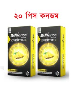Manforce Overtime Pineapple Condom Combo 20 pcs