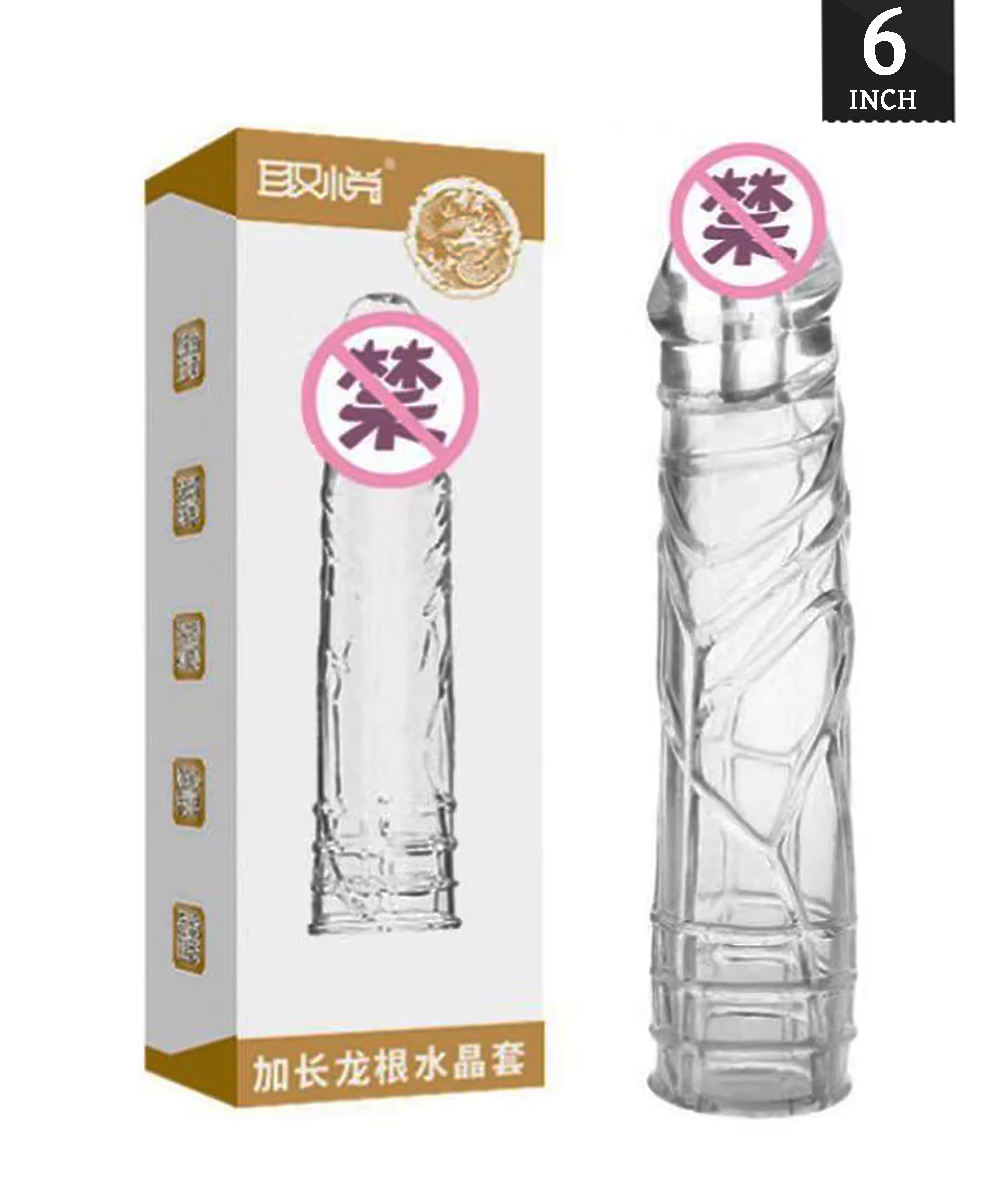 Funda Slim Crystal Condom 6 inch