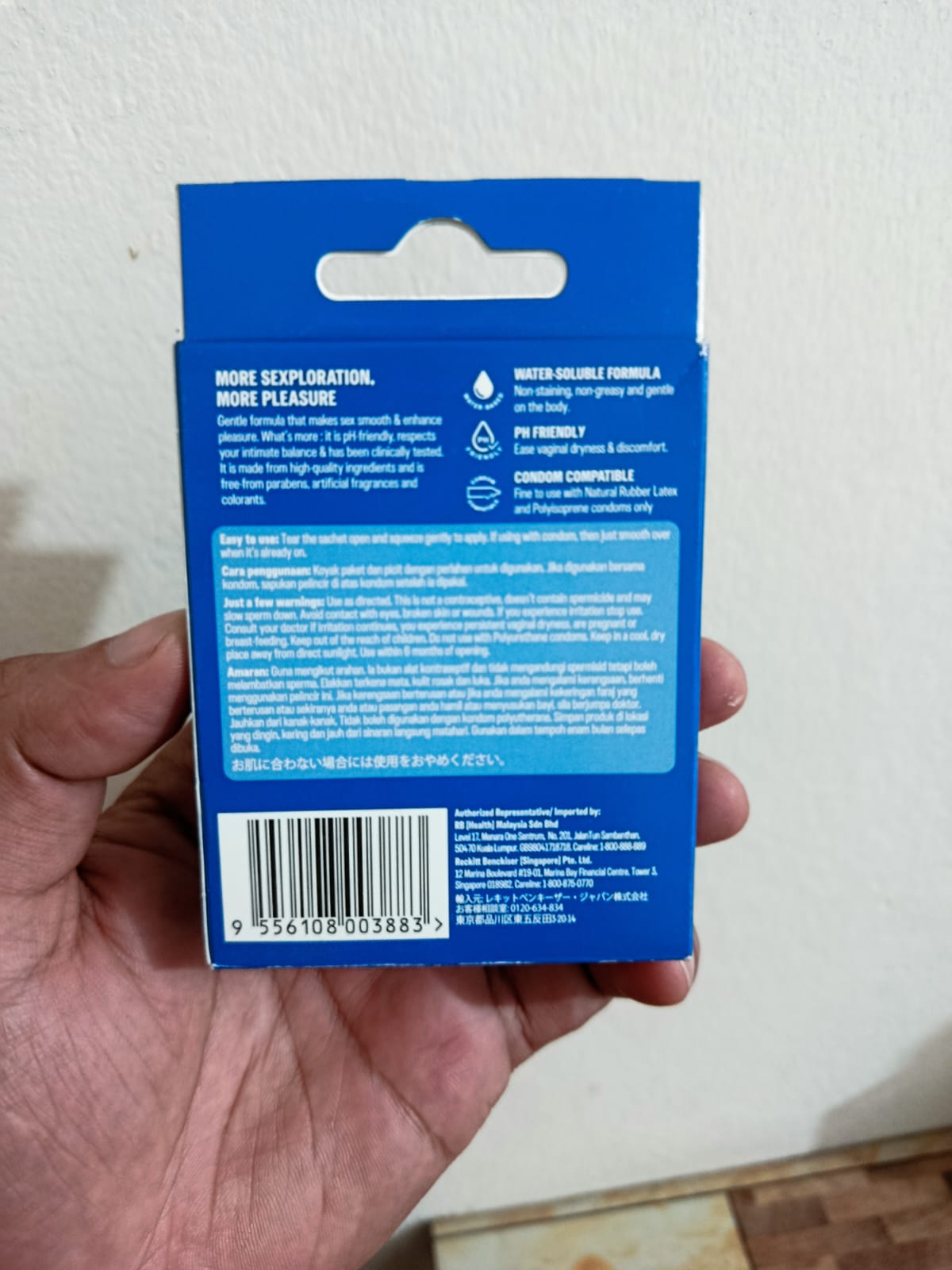 Durex Play Classic H2O Smooth Glide Lube 5ml (3 sachet) Pack - Image 3