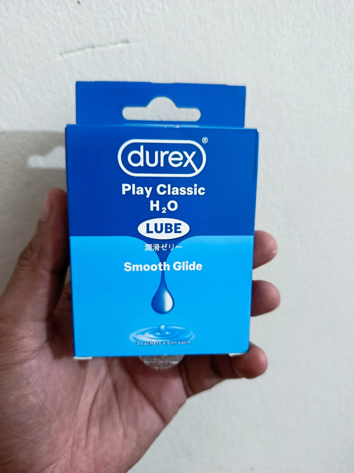 Durex Play Classic H2O Smooth Glide Lube 5ml (3 sachet) Pack - Image 4