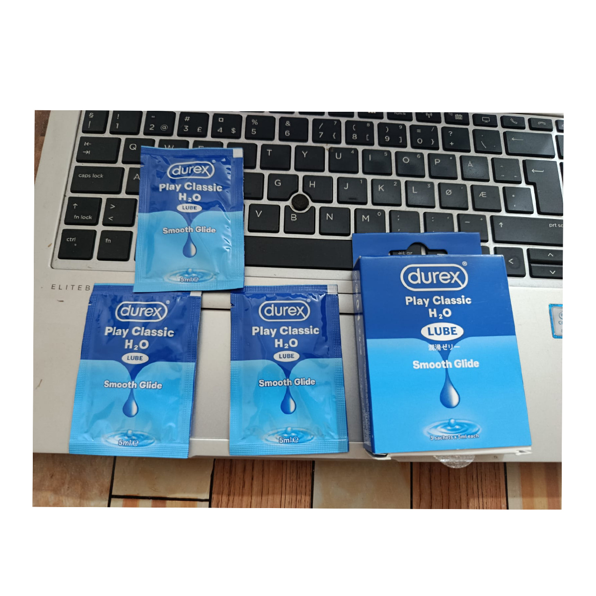 Durex Play Classic H2O Smooth Glide Lube 5ml (3 sachet) Pack - Image 2