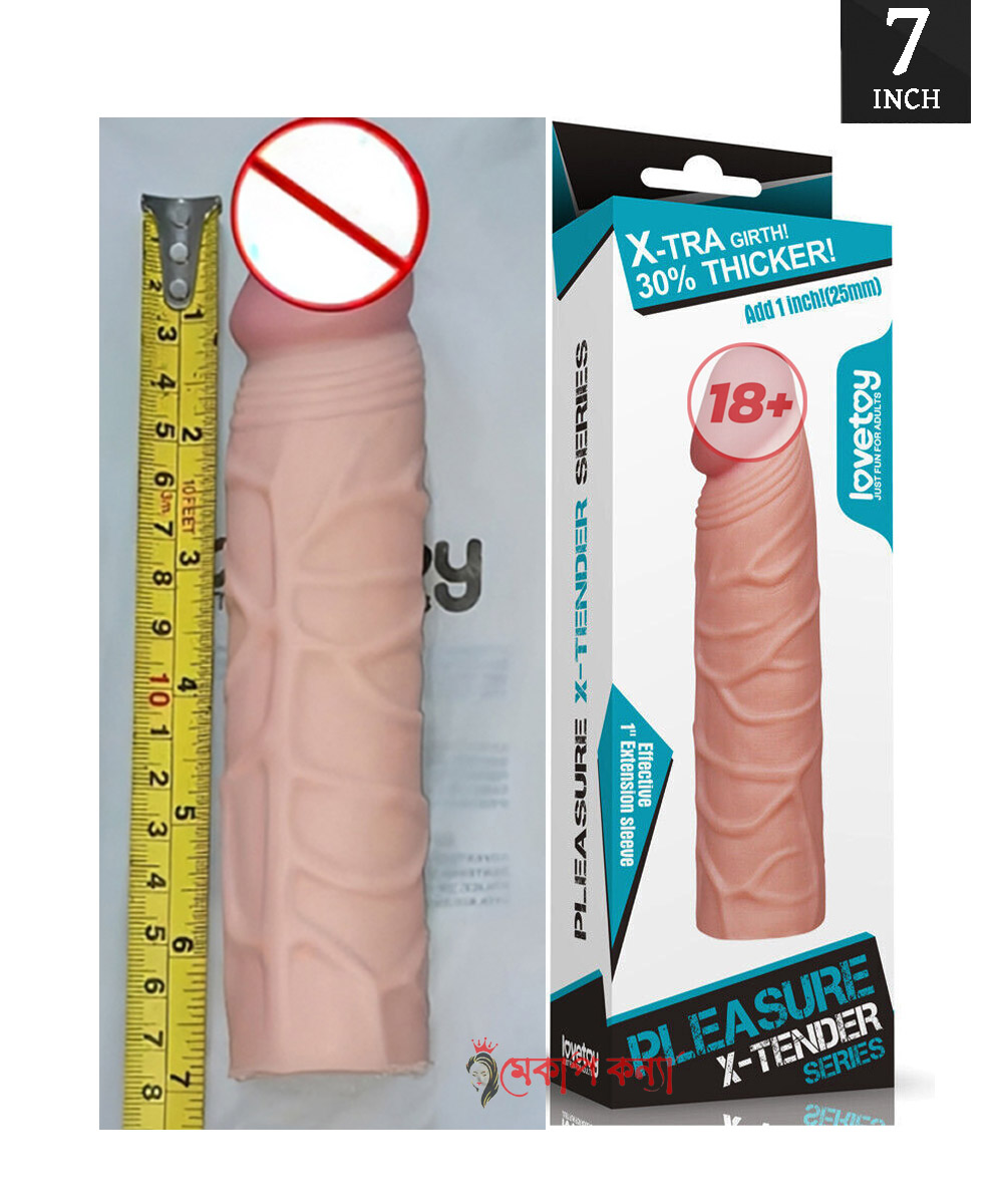Lovetoy Smooth Grip Sleeve Condom 7 inch