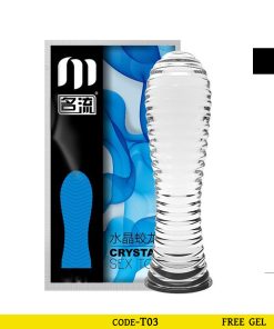 LELOₘₒ₂ Crystal Vagina Clitoral Orgasomic Condom 5 inch