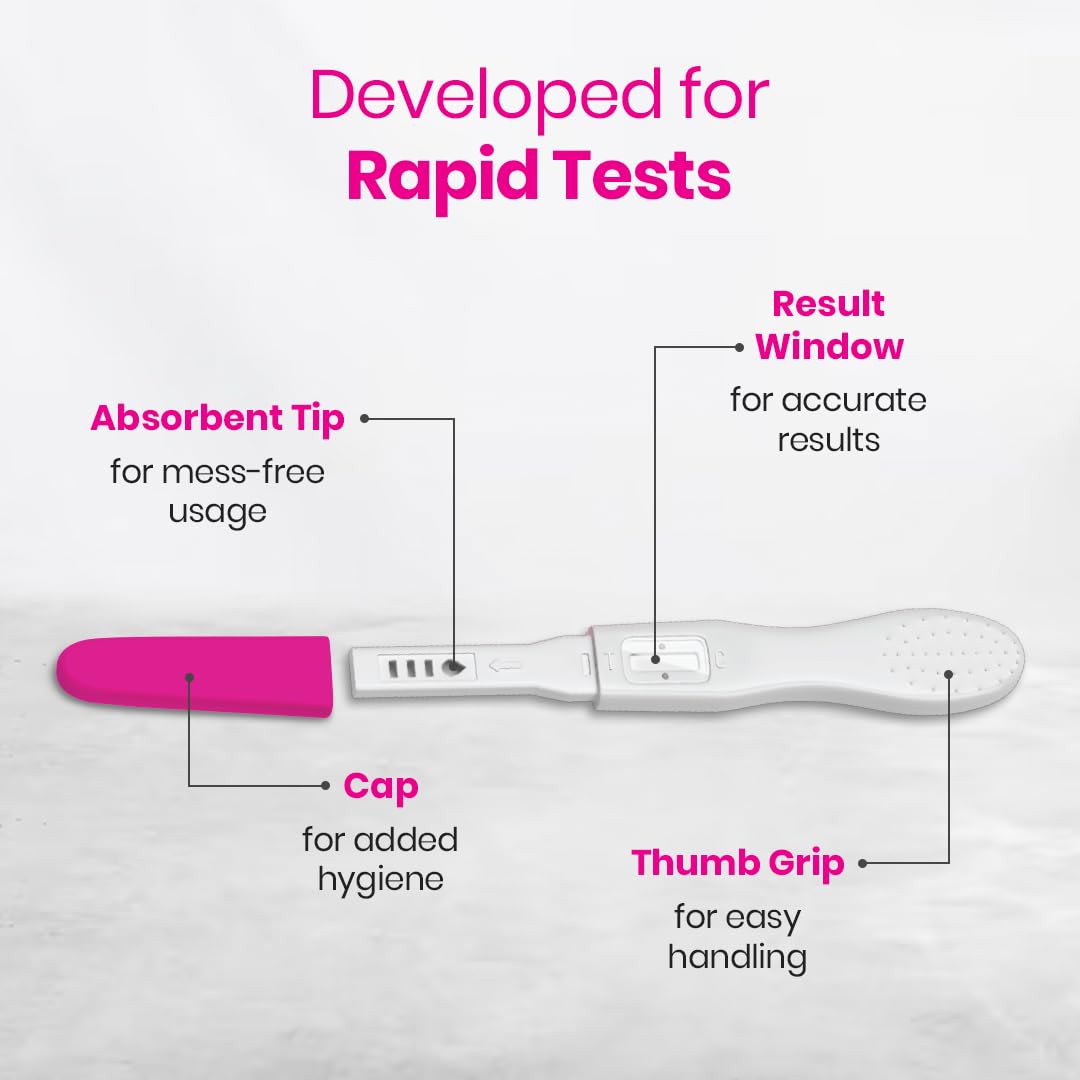 Human Chorionic HCG Safe Pregnancy Testing 1 Strip - Image 2