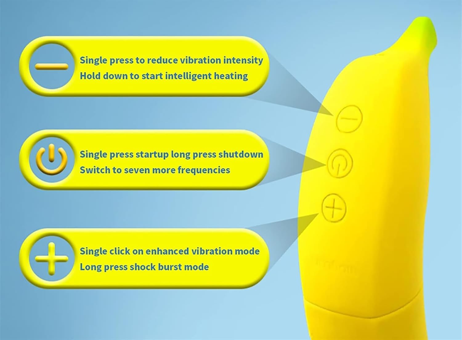 Moylan Banana Vibrator G-Spot Silicone Dildo For Women - Image 4