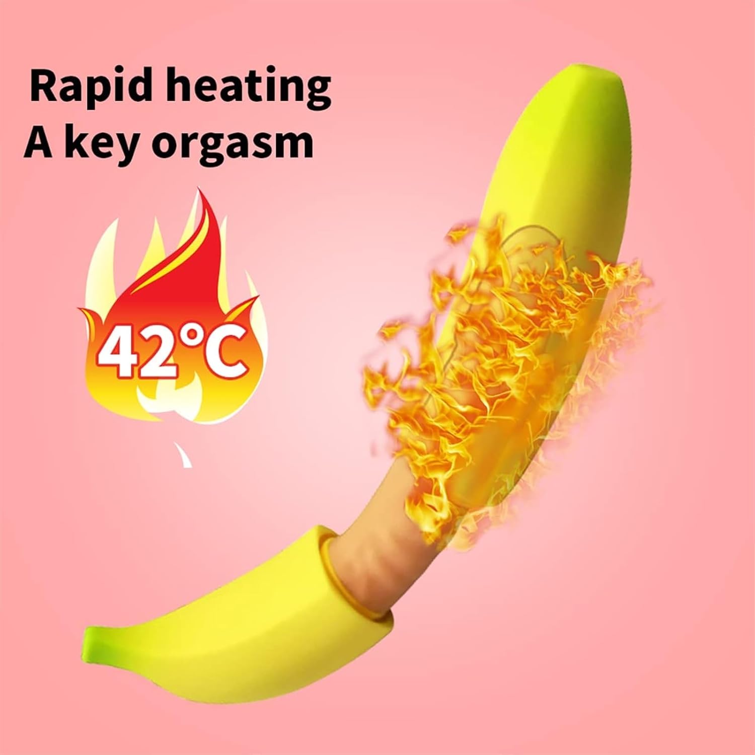 Moylan Banana Vibrator G-Spot Silicone Dildo For Women - Image 7