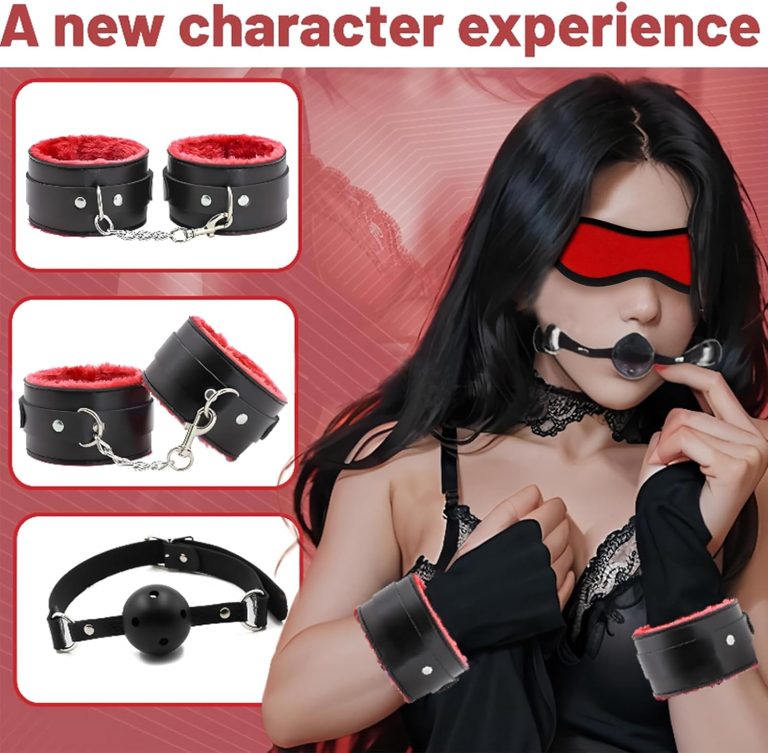 Pretty Fluffy BDSM Ankle Cuffs For Couple - Image 2