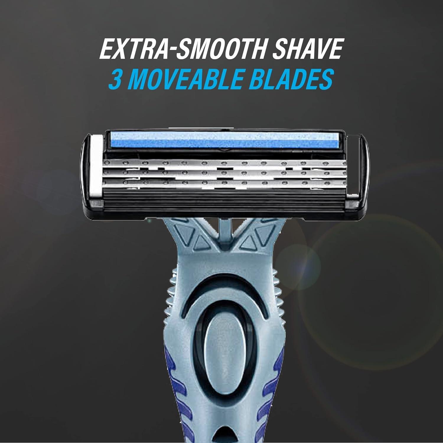 BIC Flex 3 Triple Blade Razor For Couple 4 Blade - Image 4
