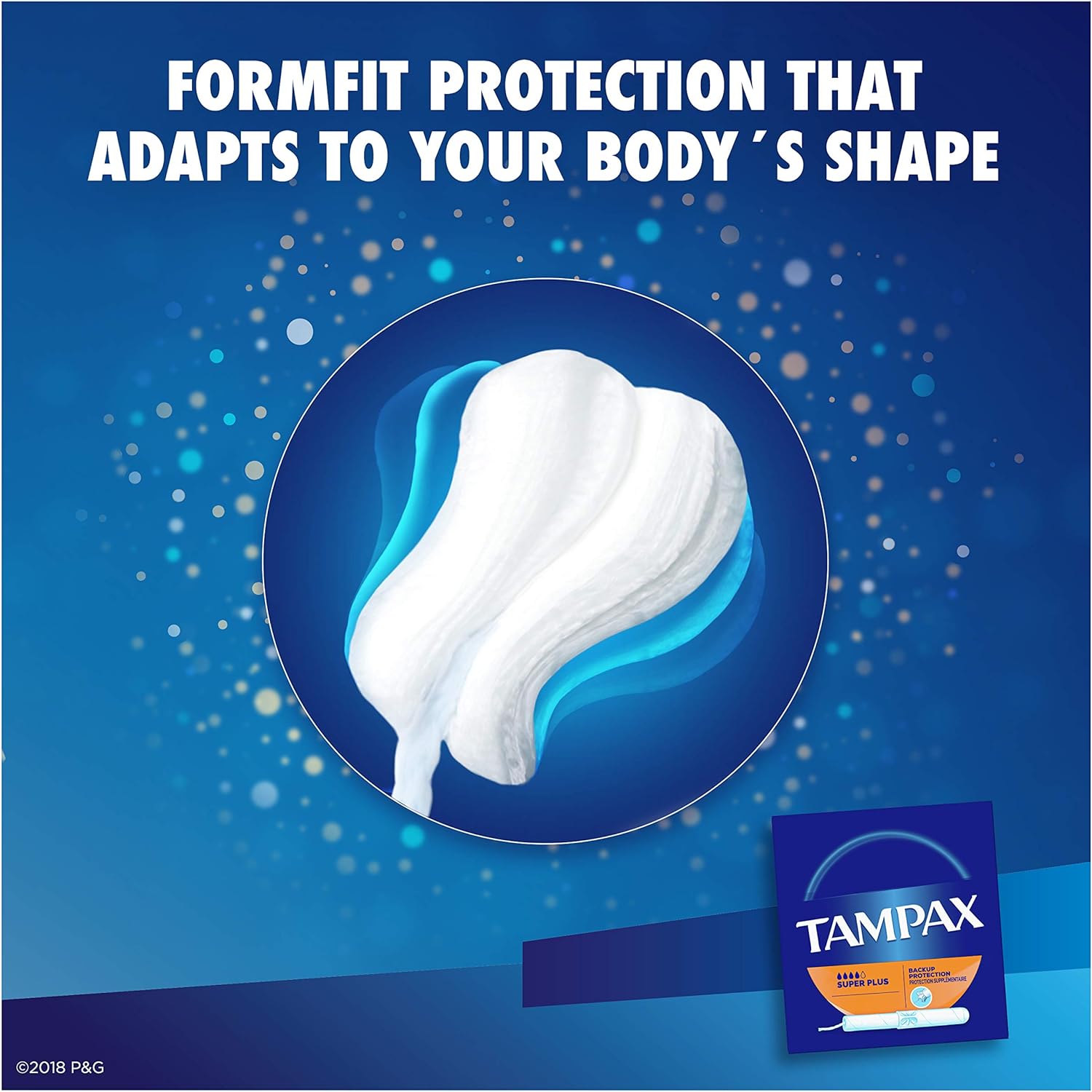 Tampax Cardboard Applicator Tampons (Super Plus Flow) 20pcs - Image 4