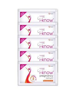i-Know One Step Pregnancy Testing Kit 5 Pack Combo