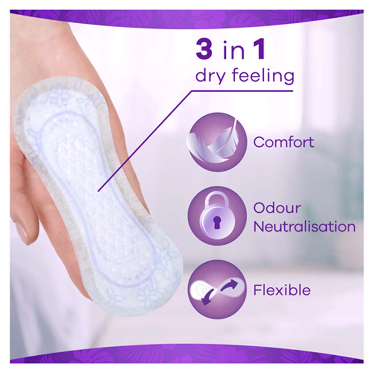 Always Dailies Soft Like Cotton Long Classic Pantyliners 48 count - Image 2