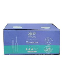 Boots Everyday Non Applicator 24 Tampons (Super)