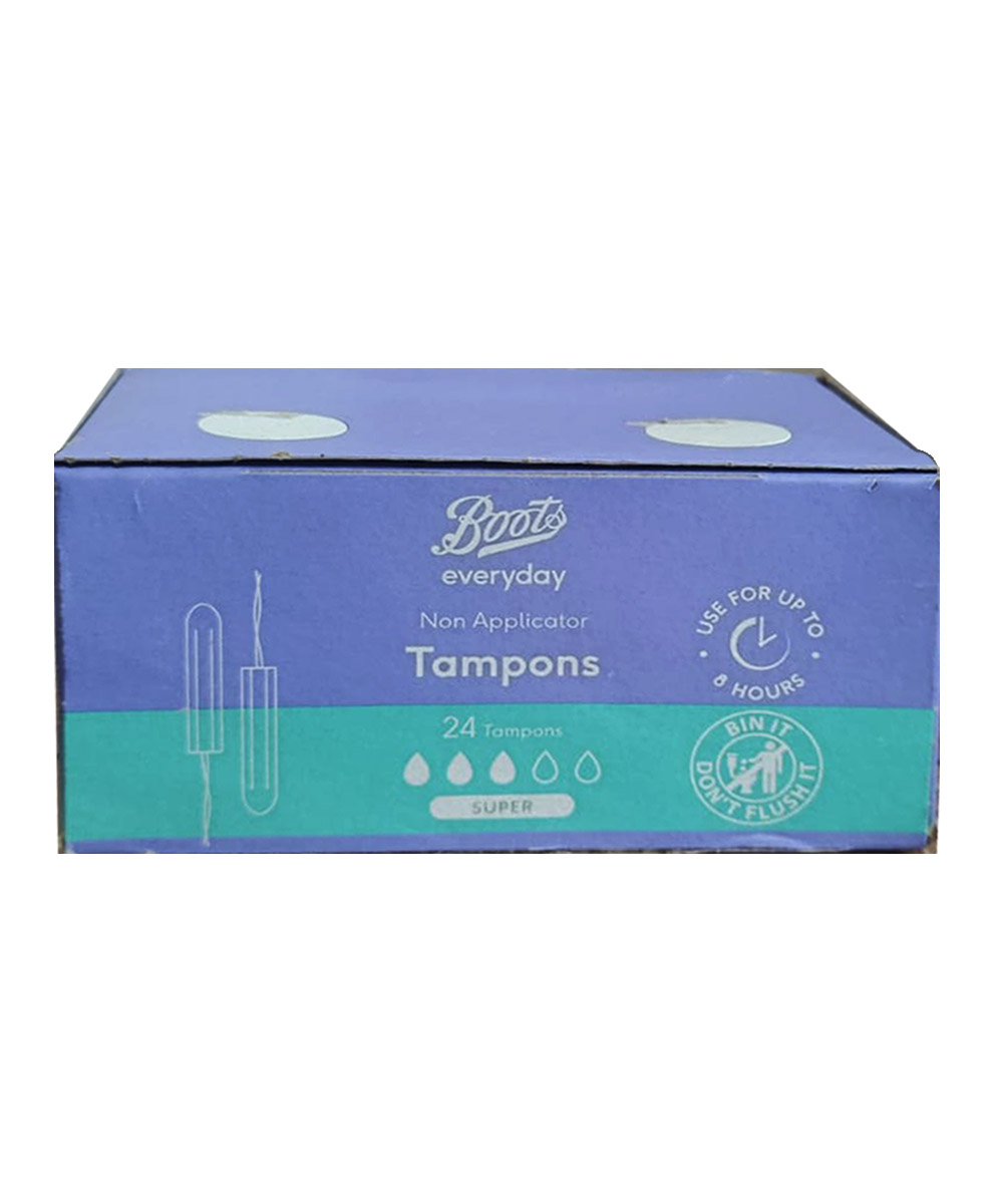 Boots Everyday Non Applicator 24 Tampons (Super)