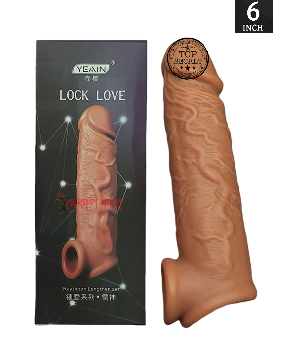 ₀̷₁̷Lock Love Raytheon Liquid Silicone Condom 6 inch