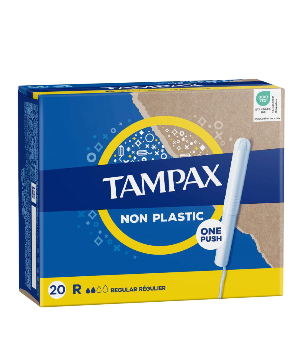 Tampax Regular Tampons With Cardboard Applicator 20's Pack