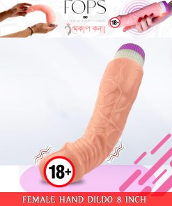 Female Vribetor Hand Dildo 8 inch