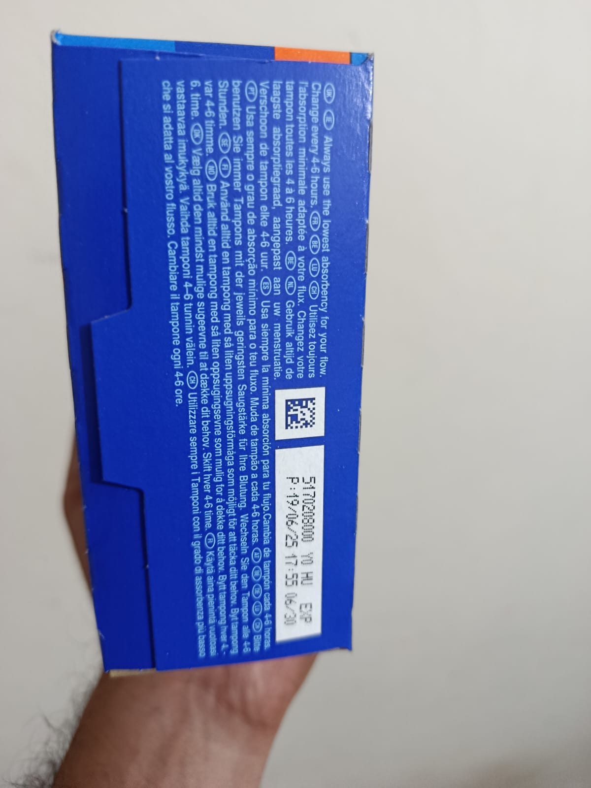 Tampax Cardboard Applicator Tampons (Super Plus Flow) 20pcs - Image 10