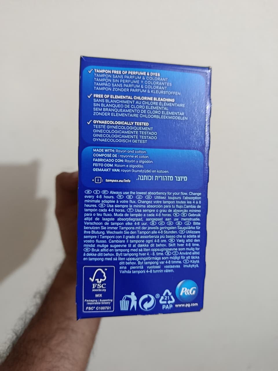 Tampax Super Plus Tampons with Applicator 30 pack - Image 6