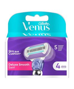 Gillette Venus Deluxe Swirl Razor Blades 4 Count