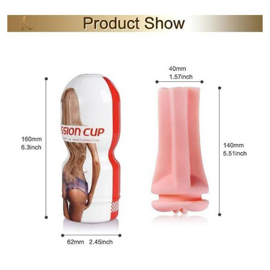 ₀̷₁̷ Pussy Model Passion Masturbator Cup For Men - Image 2