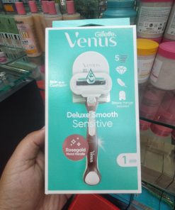 Alternative view of Gillette Venus Deluxe Smooth Sensitive Rose Gold Handle Women's Razor