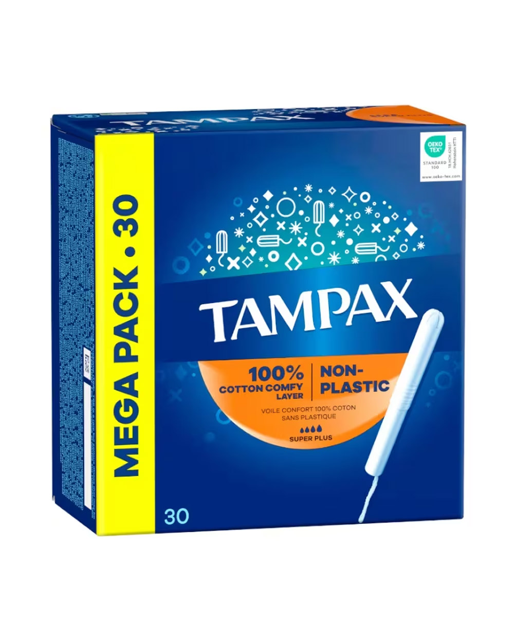 Tampax Super Plus Tampons with Applicator 30 pack