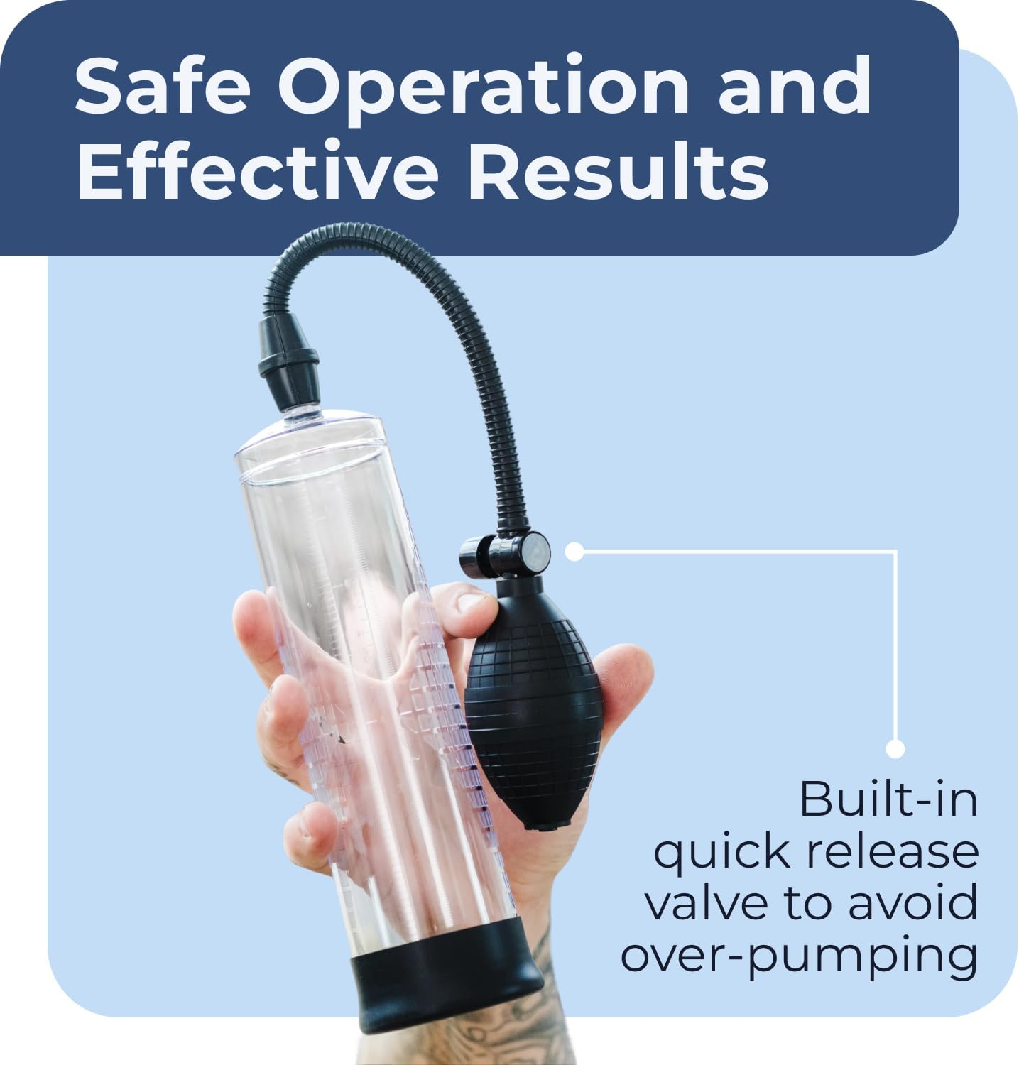 Power Up Penis Enlargement Bulb Pump For Men 8.5 inch - Image 2
