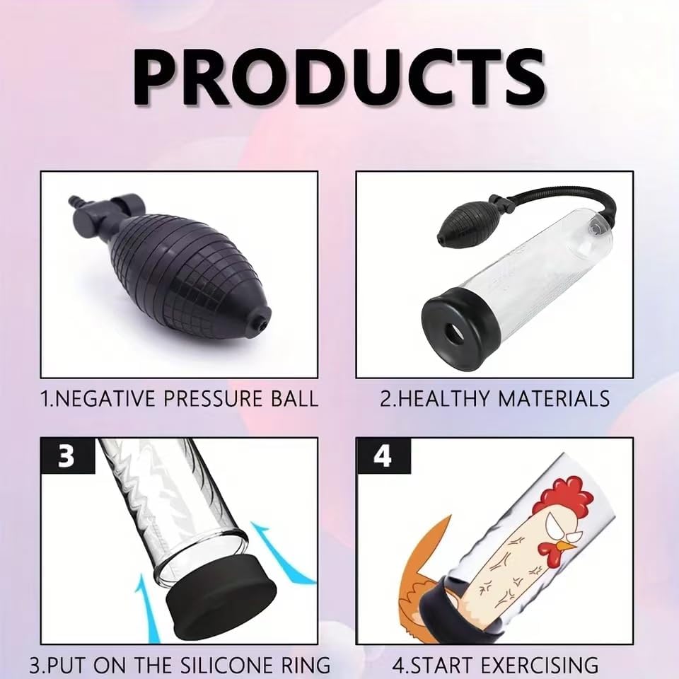 Power Up Penis Enlargement Bulb Pump For Men 8.5 inch - Image 3
