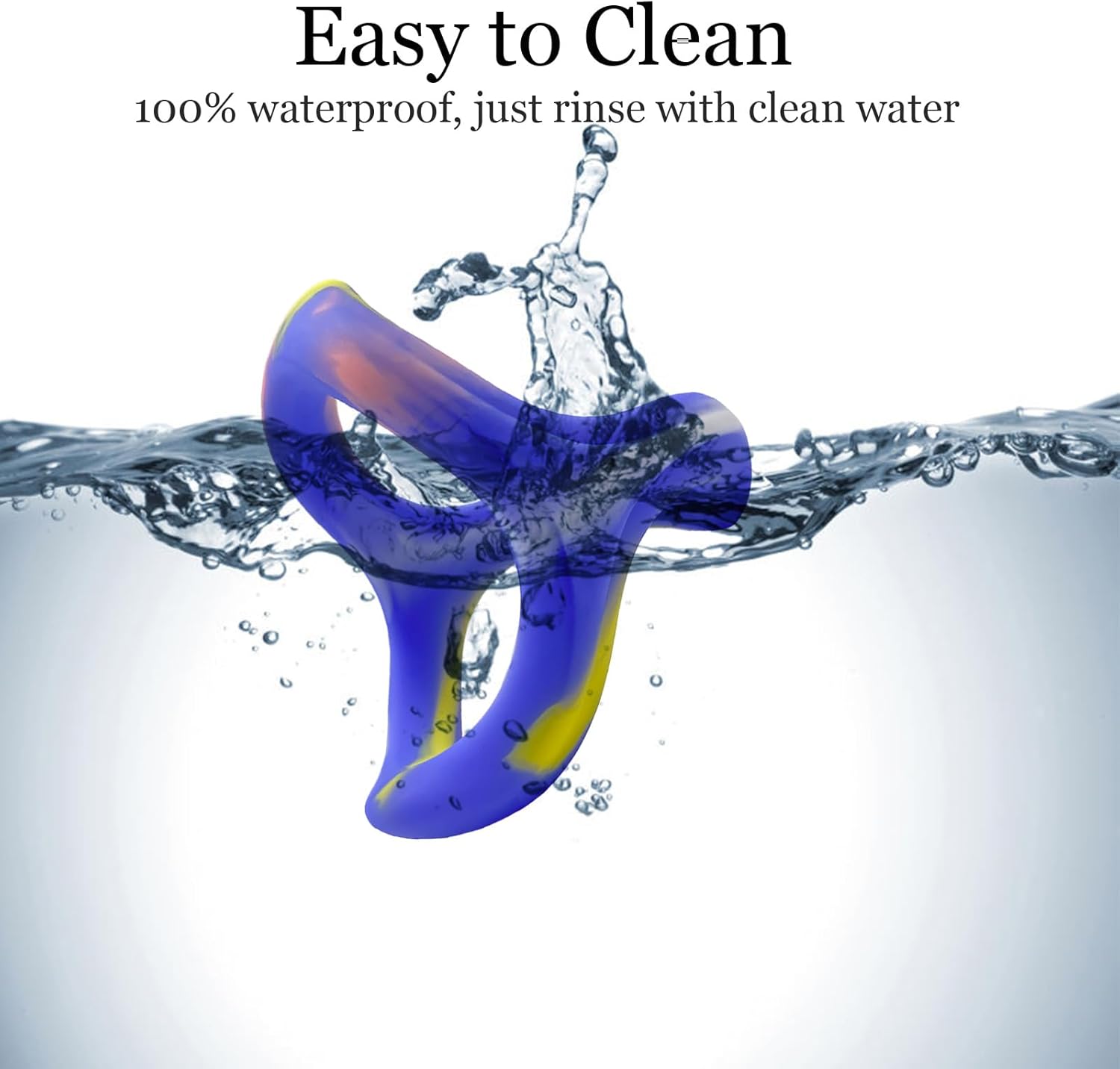 ₀̷₁̷Stretchy Color Extra Pleasure Silicone Penis Ring For Men - Image 3