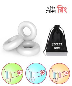 ₀̷₁̷Funda Extend Erection Delay Ejaculation Cock ring For Men 3 pcs