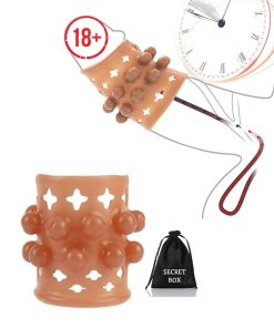 DOUBAO Ball Dotted Silicone Penis Sleeve 1 pcs