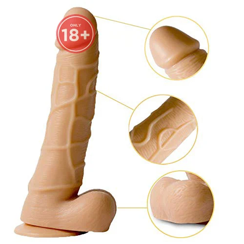 SUPERMAN Remote Control Vibrating Dildo 8 inch - Image 3