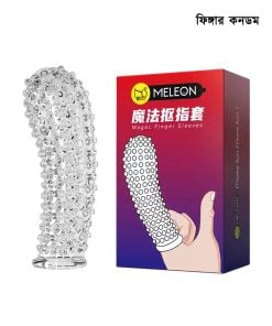 MELEON Soft Dotted Finger Condom 1 pcs