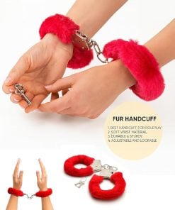 Furry Lock Handcuff For Extra Romanace 1 pair